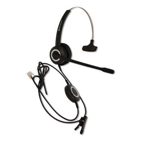 SPRACHT ZuM ZuMRJ9M Monaural Over The Head Headset, Black ZUMRJ9M